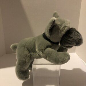 Russ The Schnauzer Gray Puppy Dog 11" Plush Stuffed Animal Toy